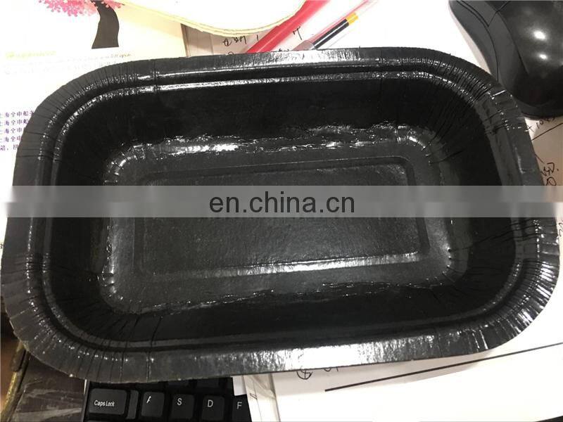 PP450H Automatic party round big gold paper plate making machine, rectangular dinner metallic deep tray forming equipment