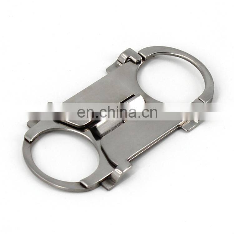 Wholesale high quality Stainless steel double V blade cigar cutter free custom logo