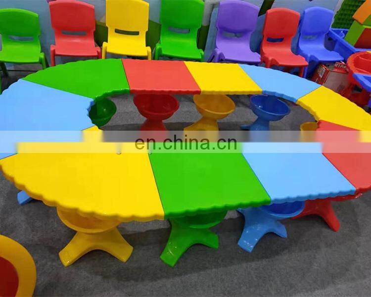 Cute design children study table desk and kids study chair