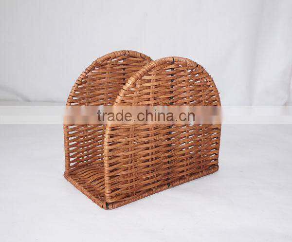 Handmade Vertical Rattan Napkin Holder