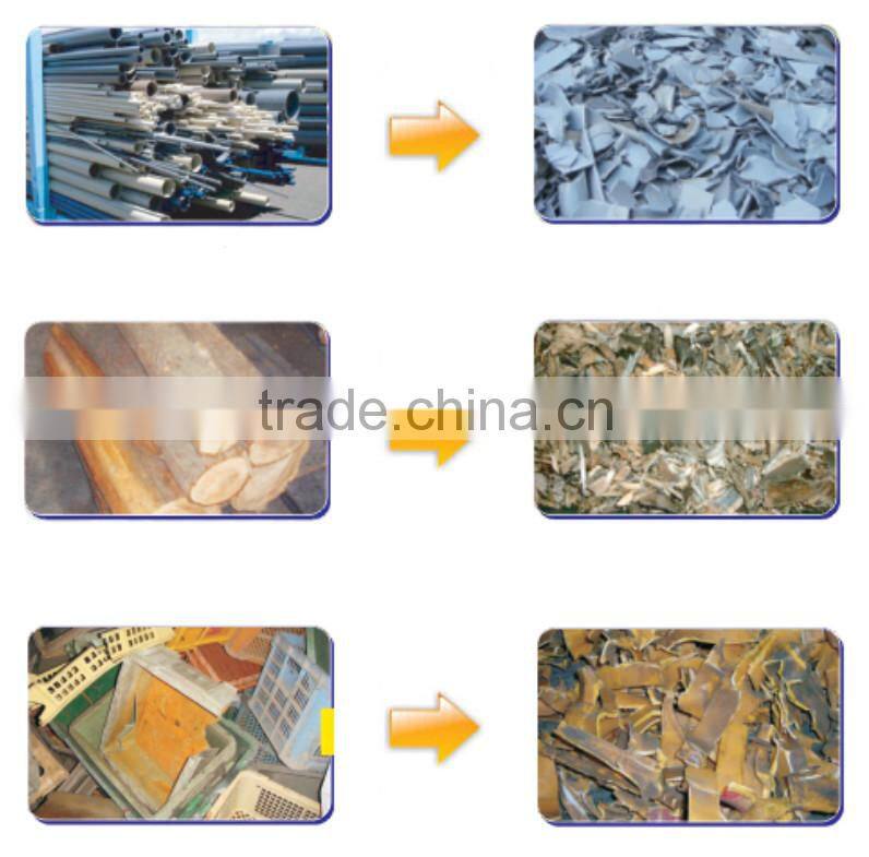 metal shredder/shredder plastic price/plastic bottle shredder machine
