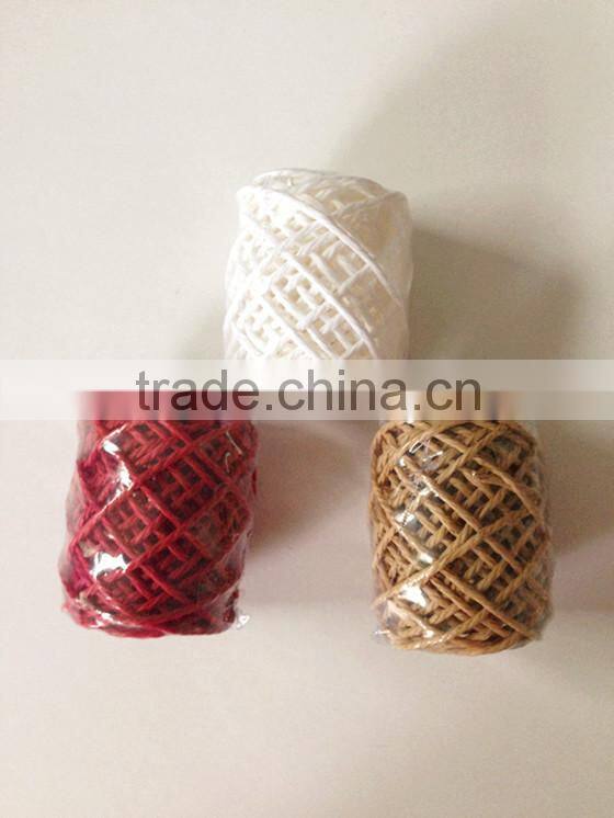 Eco-friendly Raffia Ribbon, Natural material paper ribbon for everyday decoration