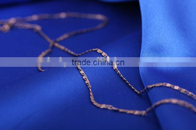 Wholesale Rare coffee gold plated flat chain jewelry chain decorative chain necklace