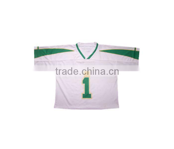 100% polyester sublimation lacrosse jersey