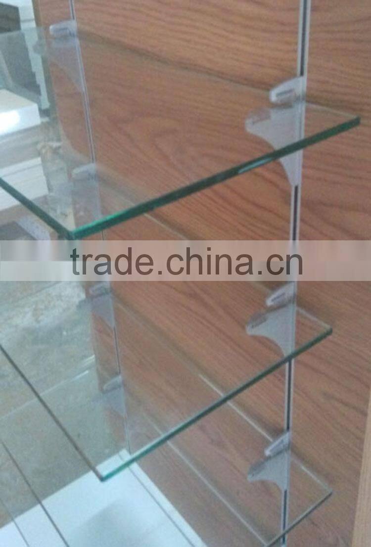 Commerical MDF mobile phone display cabinet with storage space for sale