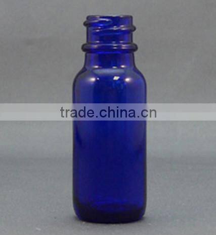 4oz blue glass boston bottle, 120ml blue boston round glass bottle
