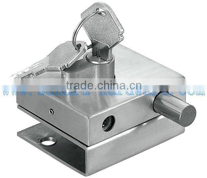 FT-55 High quality frameless glass door electric door lock, stainless steel sliding door locks, sliding glass door lock