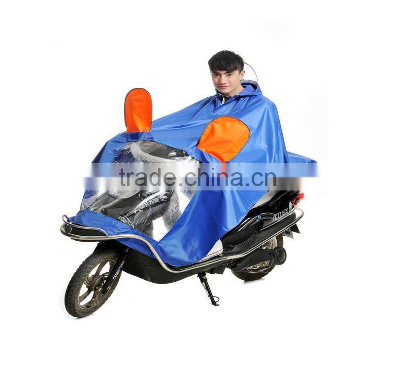 Factory direct sale oxford cycling fashion pvc rainwear