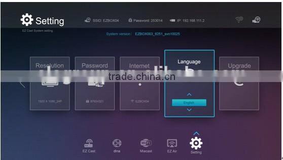 Watch live tv pocket ez cast tv dongle OEM manufacturer