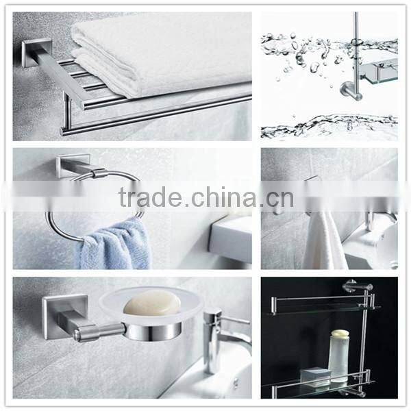 High quality Bathroom accessory stainless steel bathroom single silicone cup holder