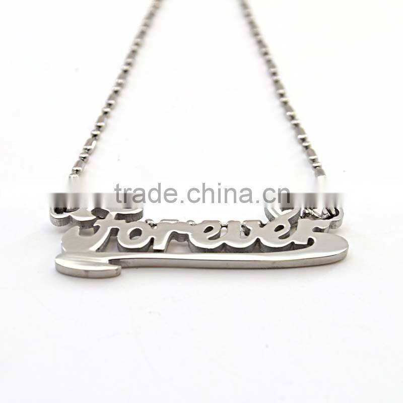 Mothers Day Wholesale Gifts Alphabet Letter Silver Pendant
