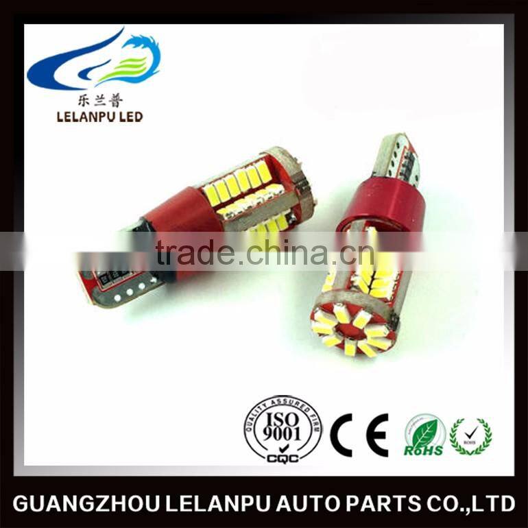 super bright auto 12v led T10 4014 27SMD canbus Interior led light for car