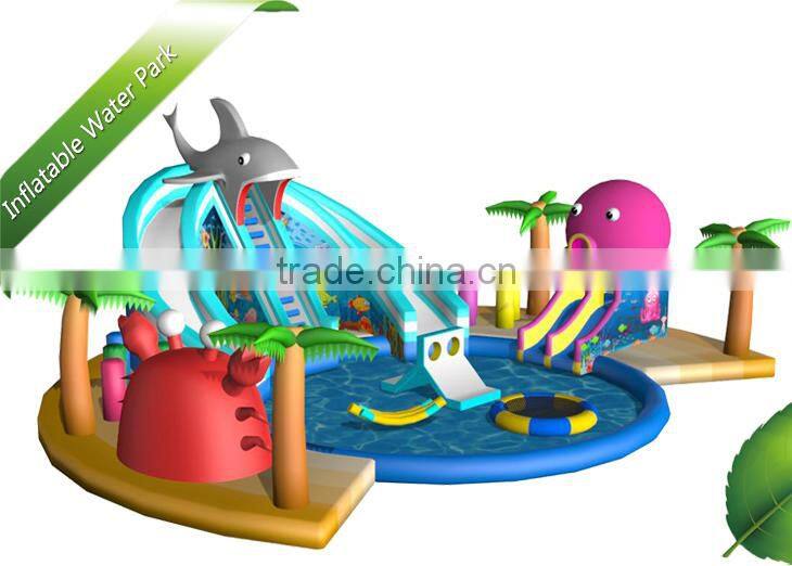 playground inflatable fun park for kids and adults