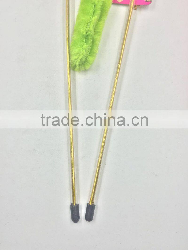 Long Wire Dangle Faux Mouse Pet Teaser Wand Cat Toy