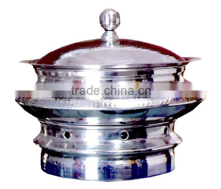 Steel Cheffing Dish, Wedding & Party utensils, food serving dish, hot keeping dish, Catering item, Hotel & Restaurant utensils