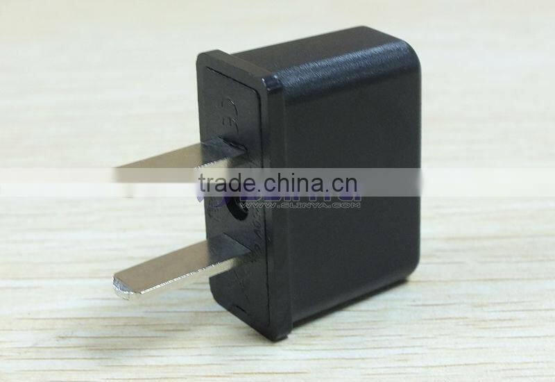 Universal White AU to USA Plug Adapter Converter