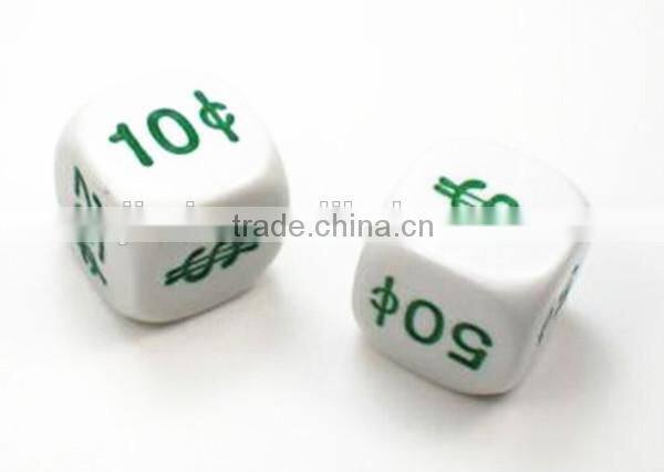 12mm cusotm 6 sided dice for board game