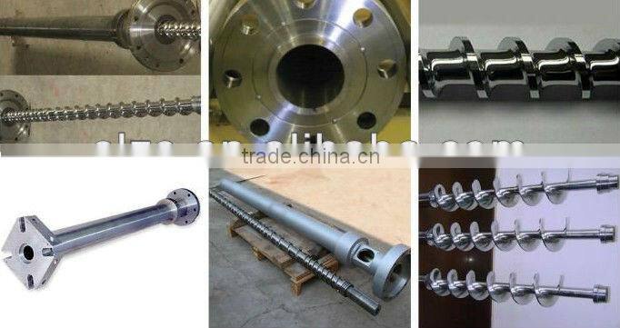 Bimetallic single screw barrel for extruder / extruder single screw