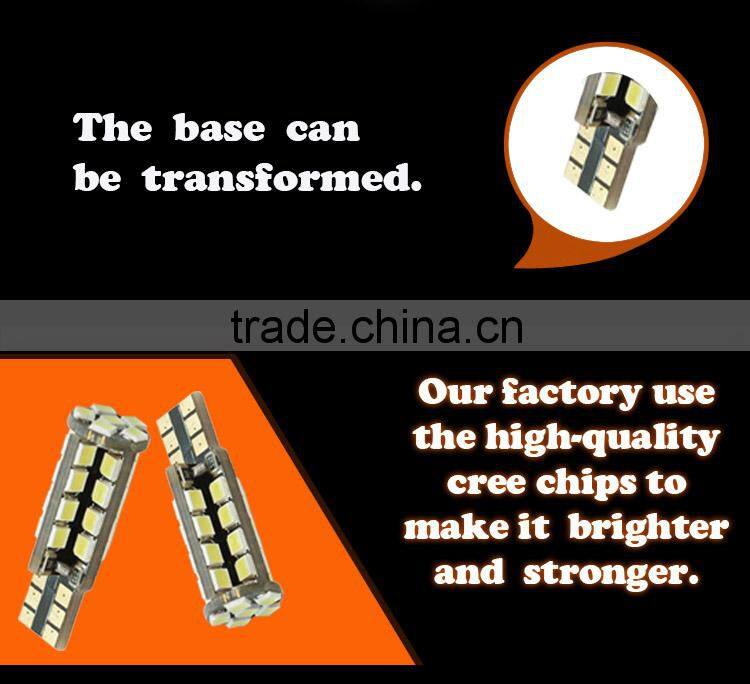 12V T10 2835 24/38 smd led car door logo laser projector light