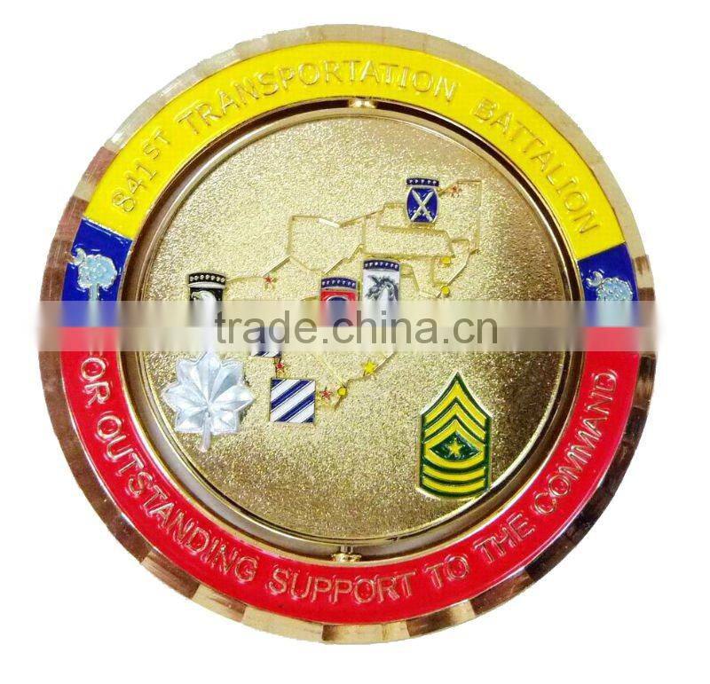Command Team metal coin OEM designs