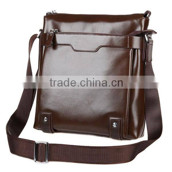 Cheap high quality lightweight men's leather kids briefcase