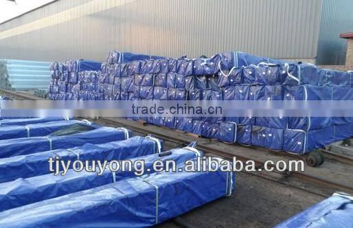 china manufaturer construction material weight ms square pipe 50mm