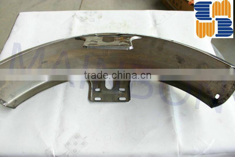 Auto rickshaw passenger tricycle high quality spare parts front fender stainless,mudguard
