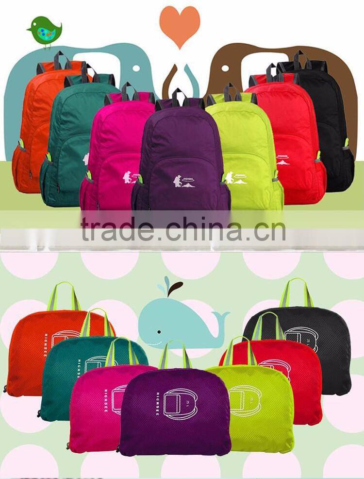portable receive bag for ultra light backpack with can be fold