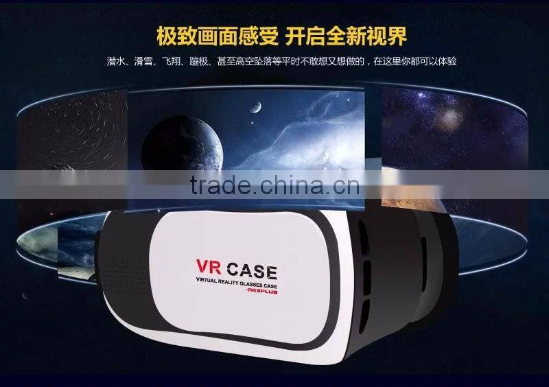Top Sale VR BOX Version 3D Glasses Virtual Reality 3D VR Glasses For 3.5 - 6.0 inch Smartphone For iPhone 6/6s TB-0165