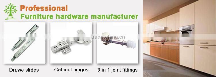 ball bearing drawer slide rail/slow motion drawer slide/telescopic channel drawer slide