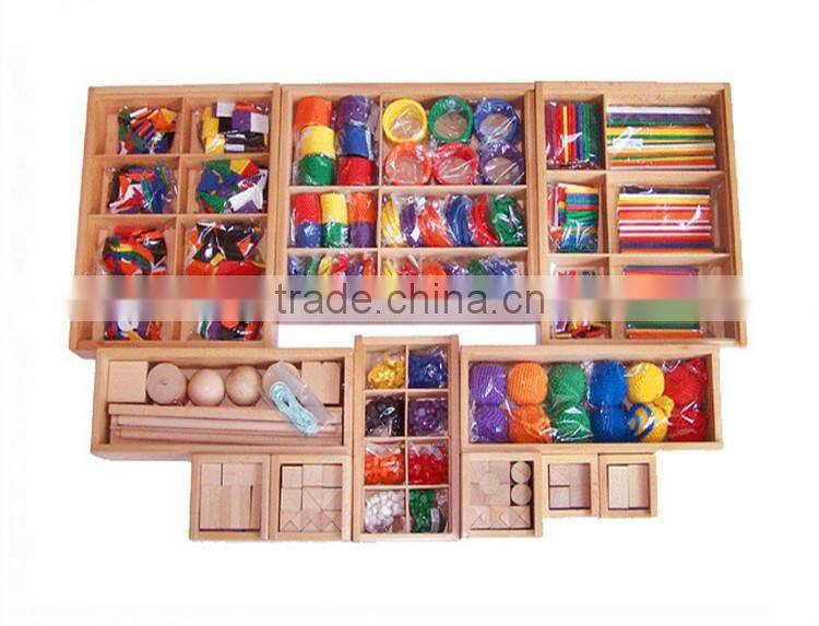 hot sale kids toys 7*7*6.8cm size gabe toys OEM natural wooden divided cube