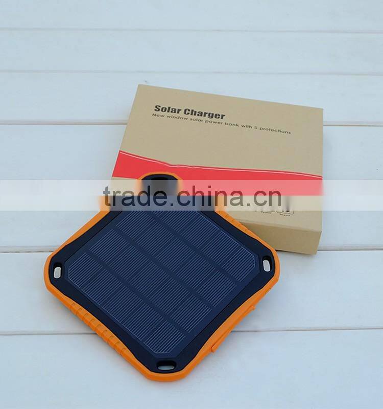 Popular solar power bank portable solar power bank solar outdoor camping solar power bank
