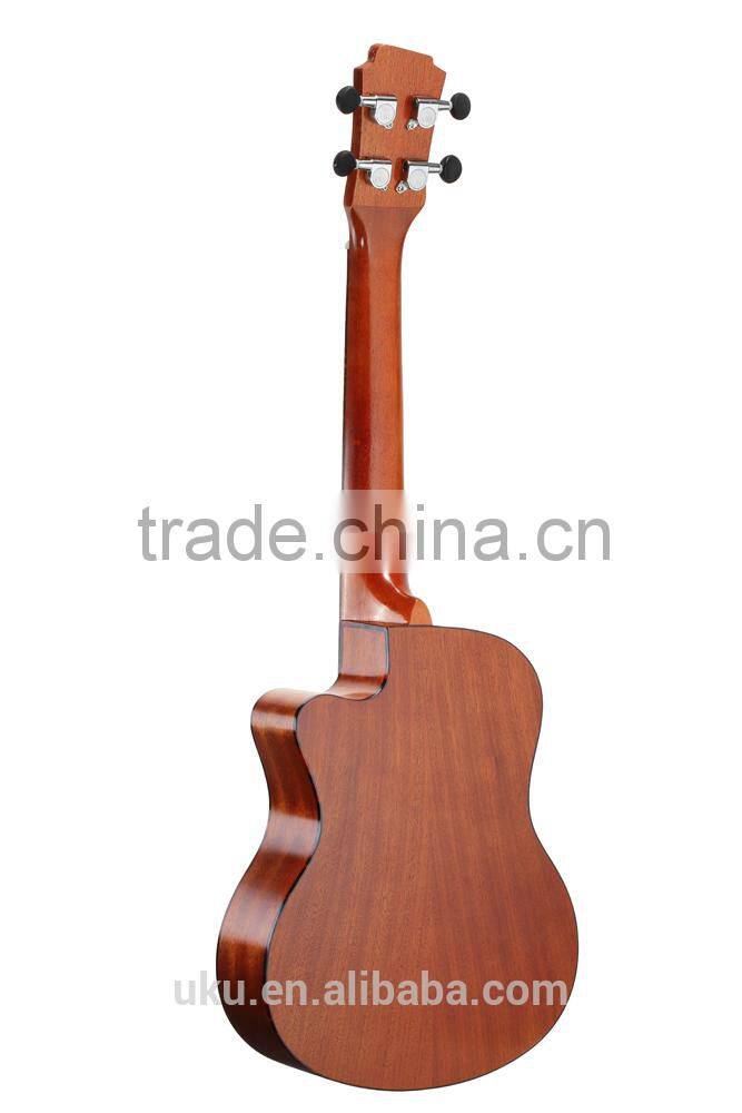UKU wholesale tenor western red cedar top ukulele with gig bag