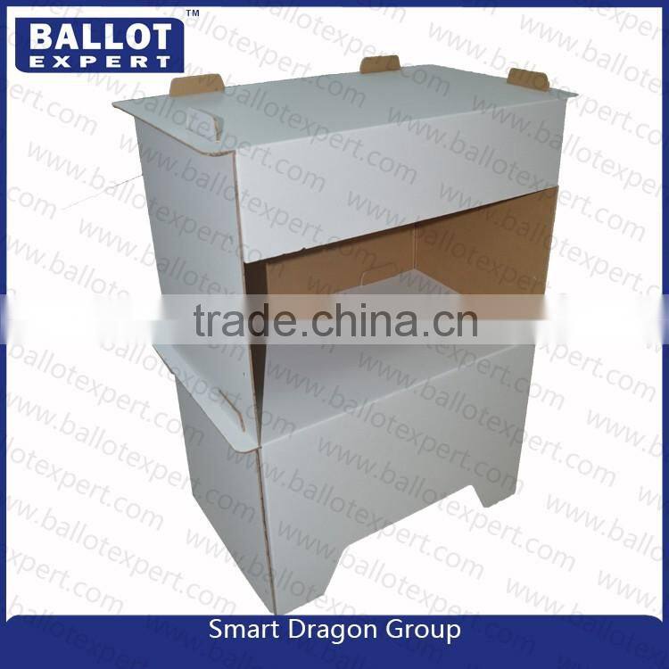 corrugated cardboard display stand