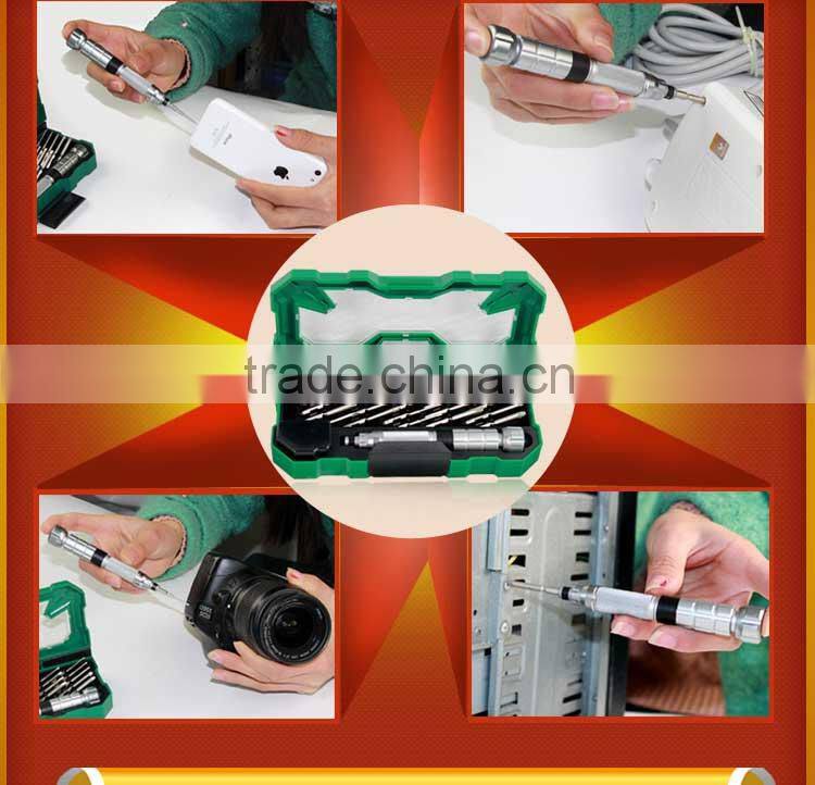 LAOA 25 in 1 high precise screwdriver set for repair cellphone clock laptop