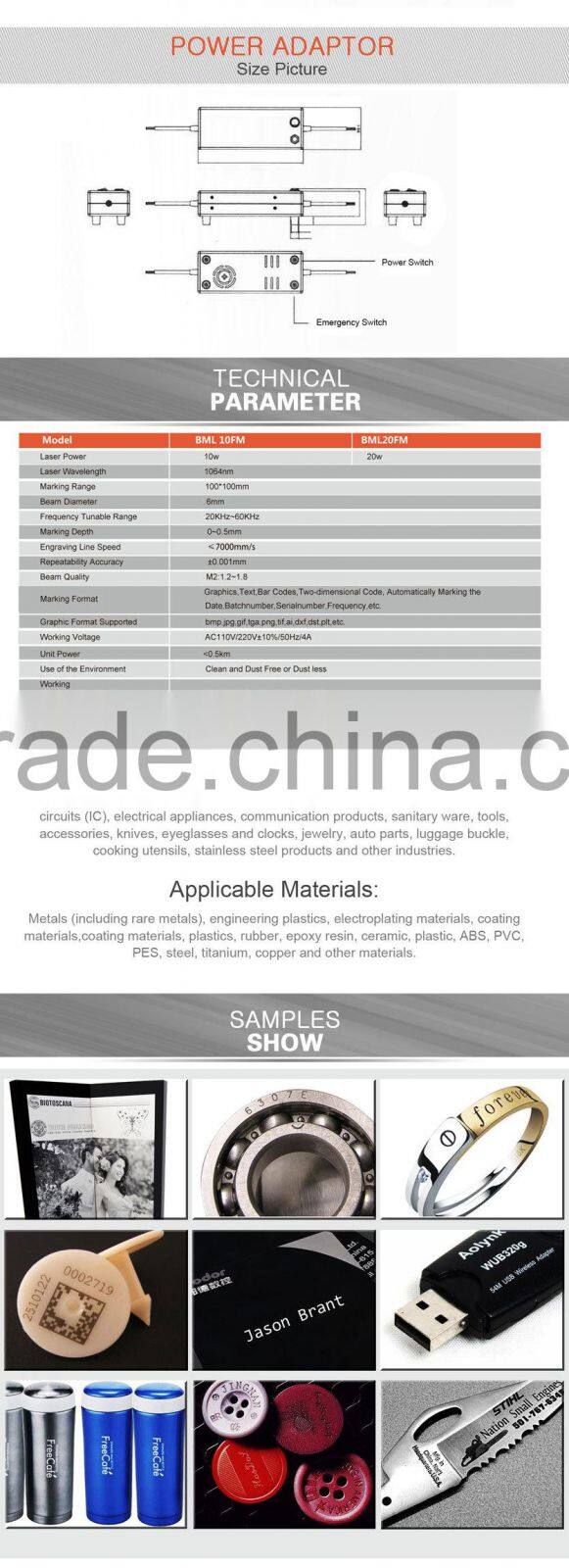 Bodor mini type fiber laser marking machine with low price