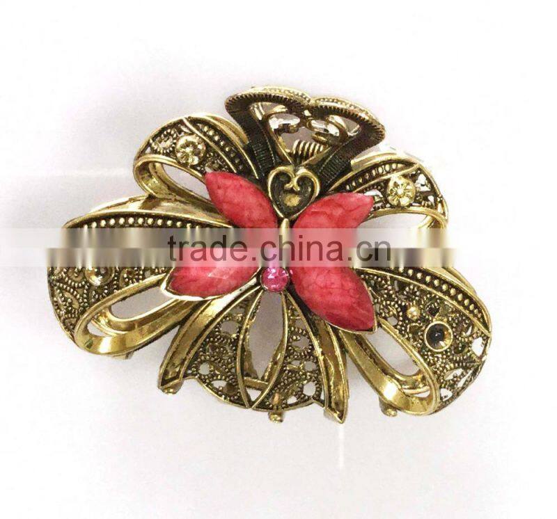 Colorful crystal hair claws Fashion hair claw girl's fashion jewelry