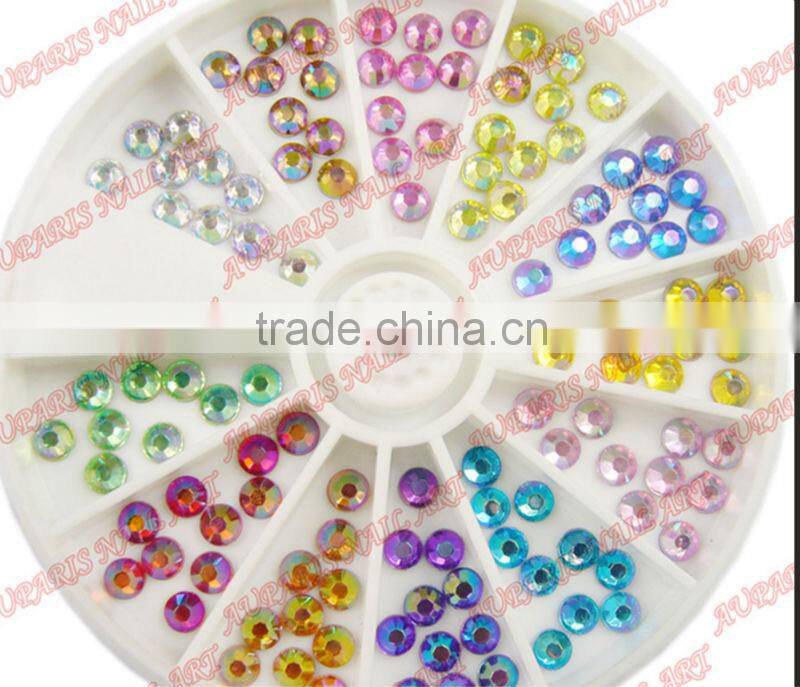 1.5mm/2mm/3mm/4mm/5mm nail art rhinestone wheel For Nail Decoration Wholesale 5915