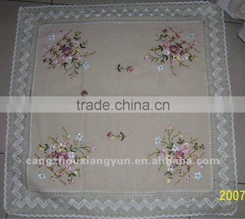 Home Decor 100% cotton handmade table cloth