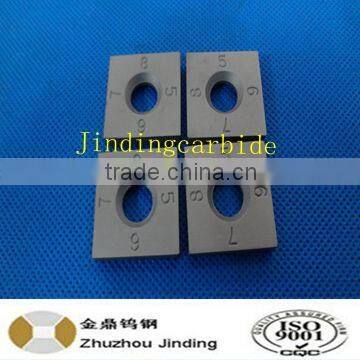 YG6 square tunsten carbide insert knives