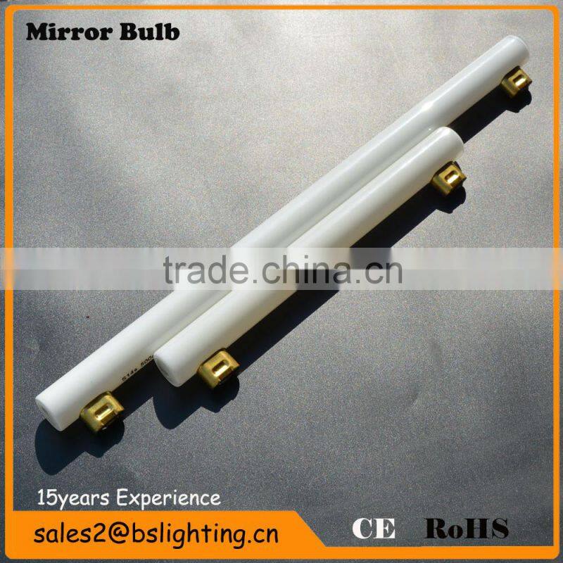 S14S 2700k 110-220v 60W glass tube Bathroom vanity light mirror