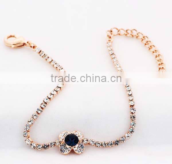 Adjustable Beautiful Golden and Crystal Bracelets