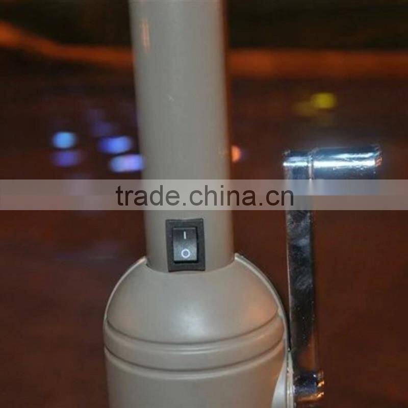 LED Umbrella Wind Resist Standard Size Solar Umbrella Patio Outdoor Solar LED Umbrella