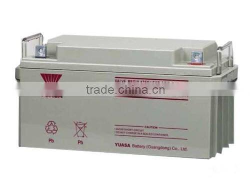 High quality YUASA ups battery 12V65AH