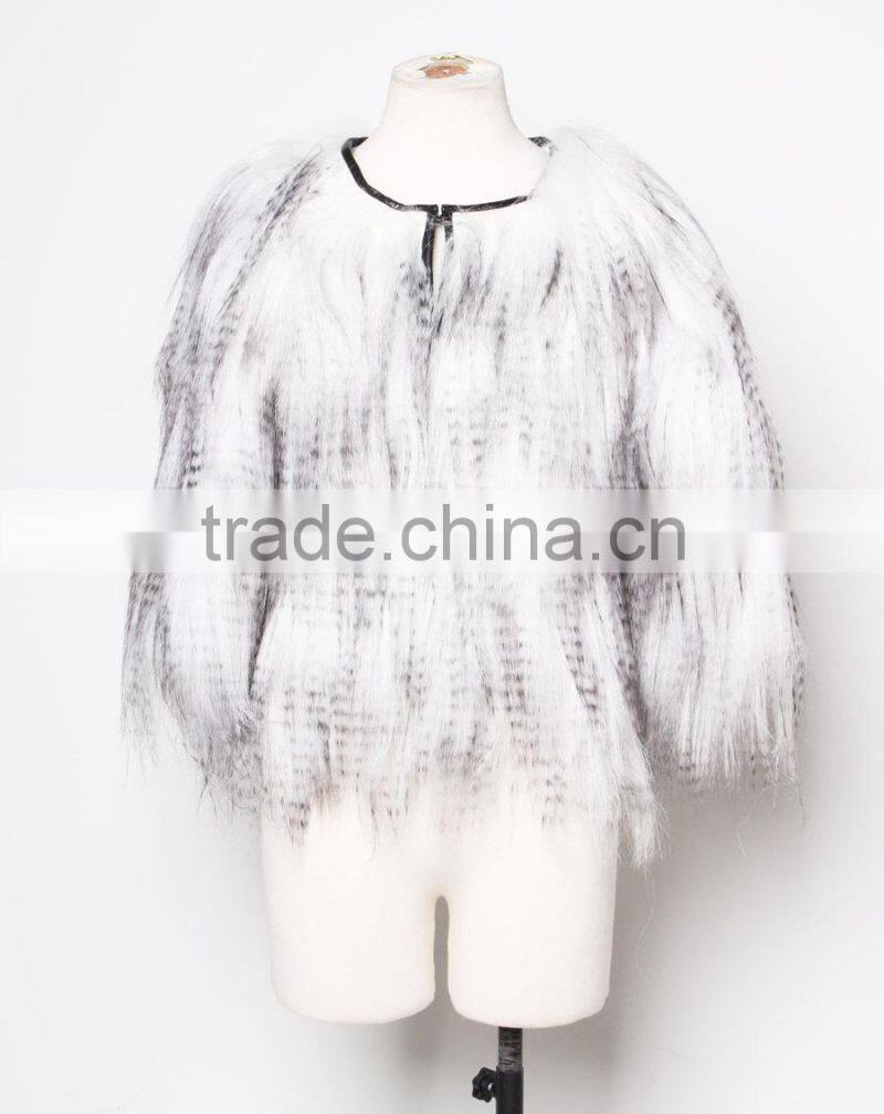 Unique 2013 European Street Style Dyeing Long Wool Flare Women Fashion Winter Vintage Fur Coats Sale "11"