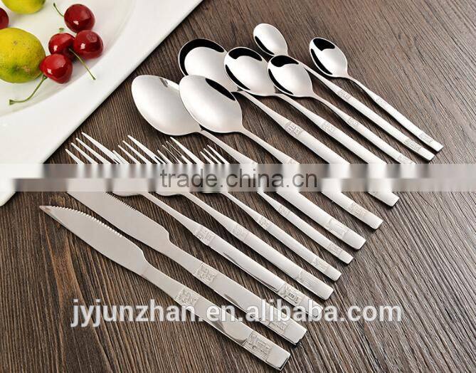 Korean stainless steel steak knife with high mirror polish and low price