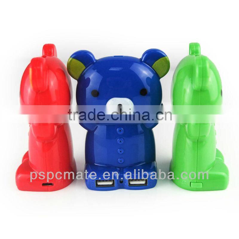 Mini Bear Design 5200mAh Power Bank for Notebook