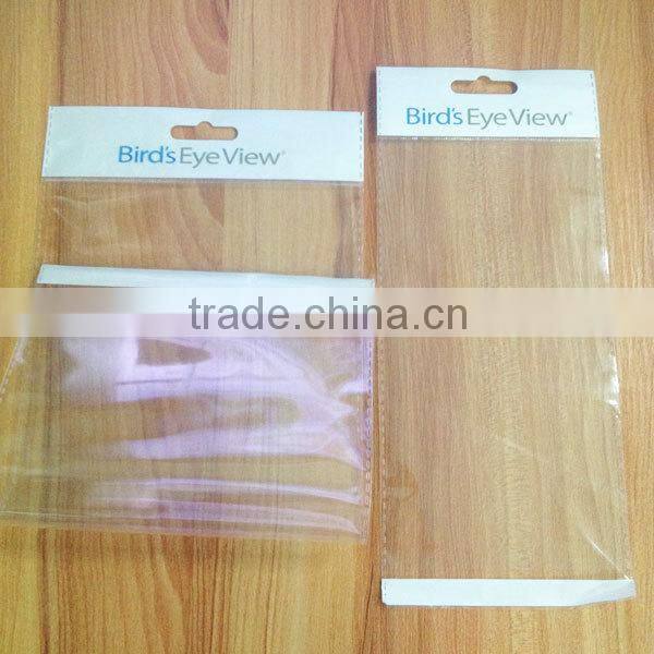 euro slot header bags, Self seal plastic cello bags, mouse mat packing retail display bags