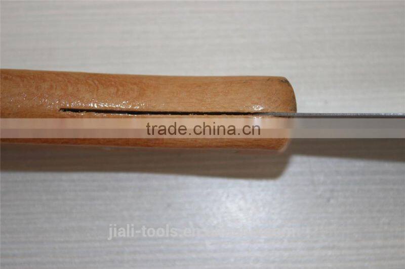 Long wooden handle putty knife / construction tools