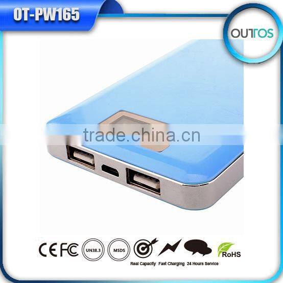 High Capacity Universal Portable Power Bank 12000mah For Huawei P8 Real Capacity Original Manufacturer